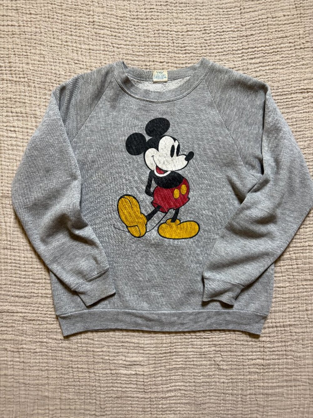 Vintage Disney Mickey 80's 90's Gray Sweatshirt